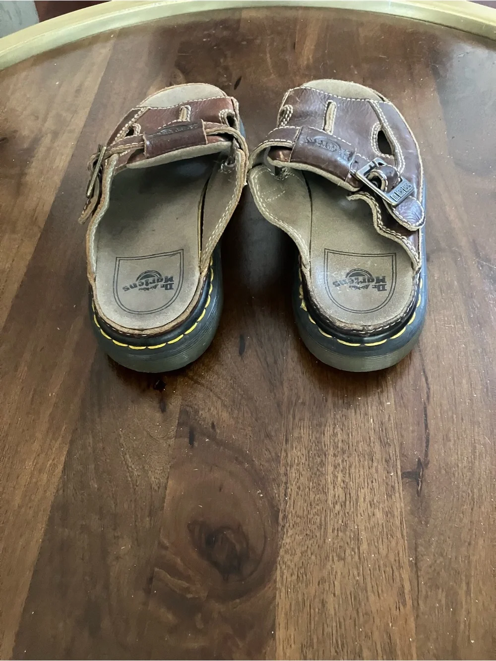Vintage 90s Dr. Martens Caged Fisherman Sandals Brown 8A59 Men’s Size 8